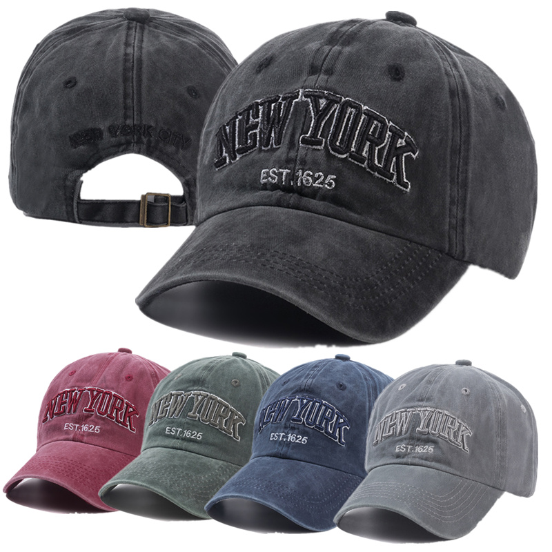Aquatic Sports Cap - Fashion NEW YORK Embroidery Baseball Caps