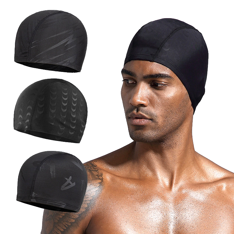 Aquatic Sports Cap - 1pc Nylon Waterproof Swim Cap -