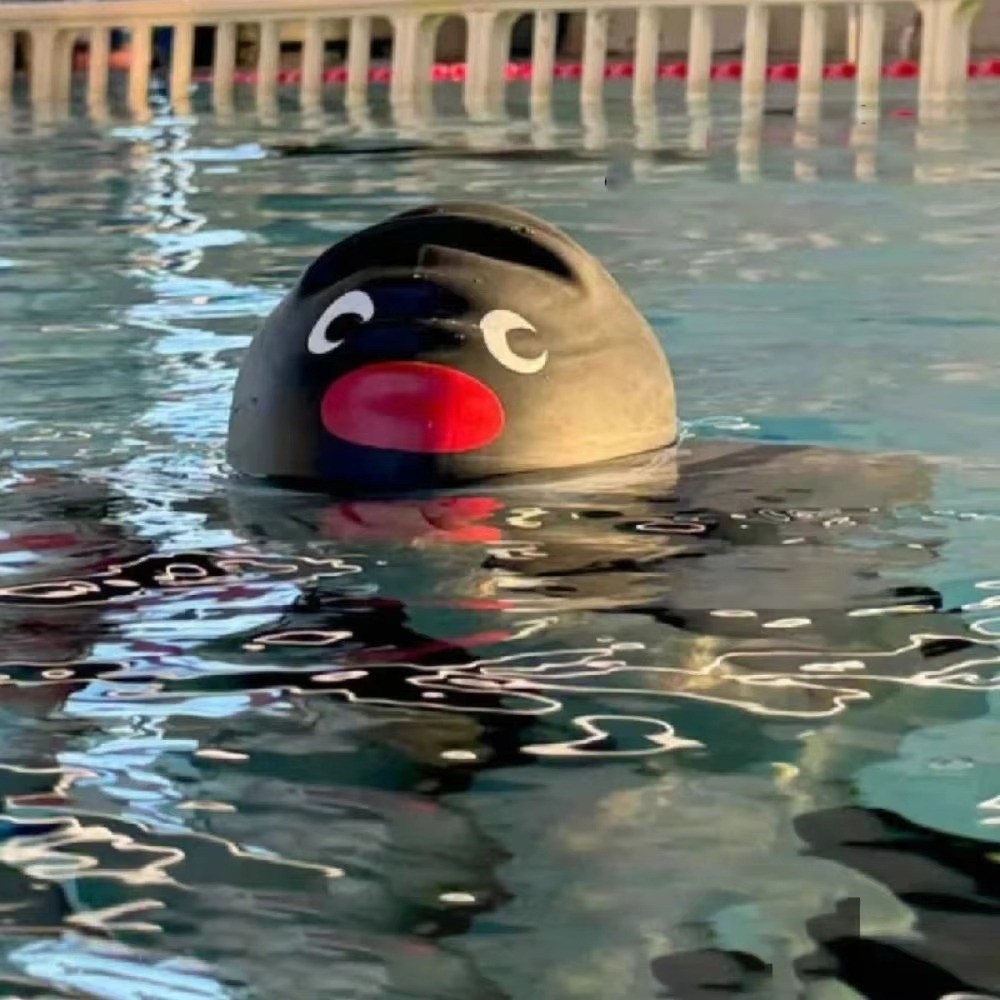 Cute Cartoon Elastic Penguin S - đánh giá và giá Aquatic Sports Cap