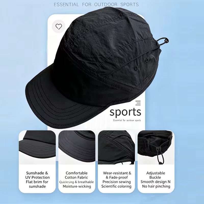Unisex Quick-Dry Baseball Cap  - đánh giá và giá Aquatic Sports Cap